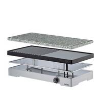 Spring Raclette8 CLASSIC DUO Alugrillplatte  + Granitstei