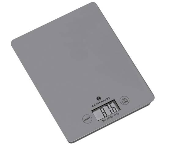 Produktbilder Zassenhaus Digitale Küchenwaage BALANCE, coolgrey